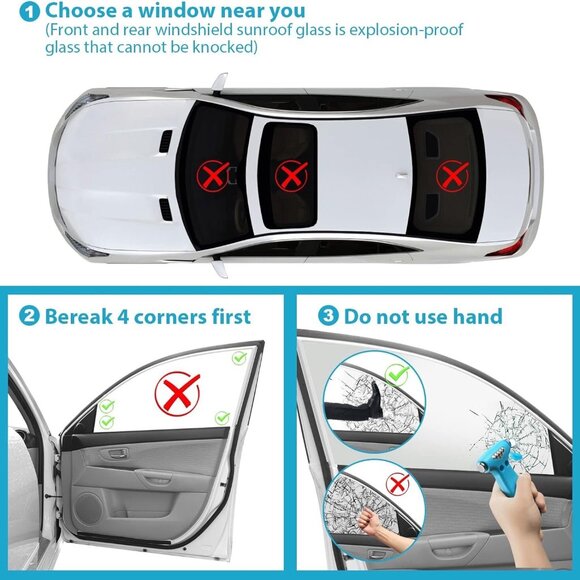 Car Emergency Escape Hammer - Picture 3 of 4